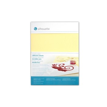 Silhouette Doppelseitig klebendes Papier, Set mit 8 Stück Silhouette Doppelseitig klebendes Papier, Set mit 8 Stück