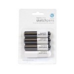 Silhouette Zeichenstifte-Set sw/ws, 3 Stk. noir et 1 Stk. blanc