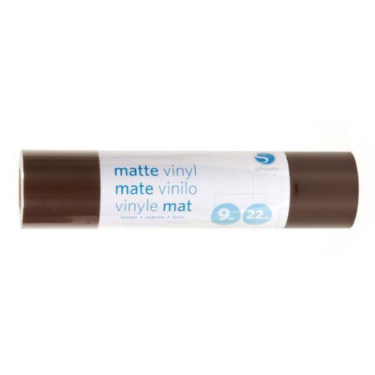 Silhouette Mattes Vinyl braun, 1 Rolle, 23 cm x 300 cm