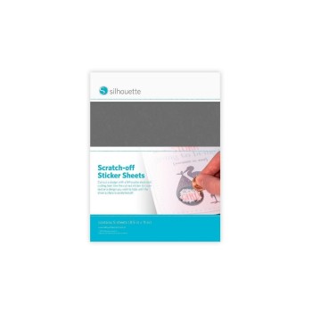 Silhouette Aufkratz Papiersticker, 5 Stück, 21.5 x 28 cm Silhouette Aufkratz Papiersticker, 5 Stück, 21.5 x 28 cm