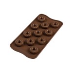 Silikomart Pralinenform Krone, 3cm Durchmesser