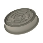 Silikomart Moule pour chocolat Fairytale Rond, 1 pièce