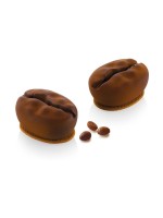 Silikomart Silikomart – Graine de café 110 Silicone gris et rouge