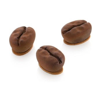 Silikomart Silikonbackform Kaffeebohne 30, Mit Ausstecher Silikomart Silikonbackform Kaffeebohne 30, Mit Ausstecher