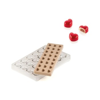 Silikomart Pralinenform Herz, 3.5 x2.7x1.7cm