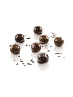 Silikomart Pralinenform Totenkopf, Füllmenge: 10ml x 12