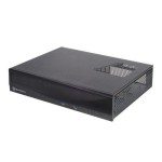 SilverStone HTPC SST-ML03B, ohne NT, Alu Frontblende black 440x105x340mm(BxHxT)