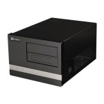 SilverStone Desktop SST-SG02B-F, ohne NT, Alu-Gehäuse noir, 270x212x393mm (BxHxT)