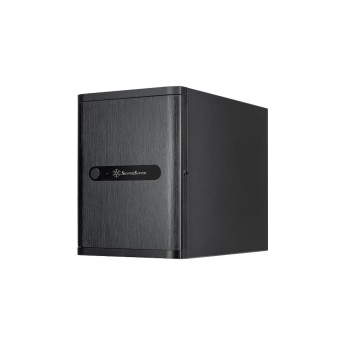 SilverStone NAS SST-CS240, ohne Netzteil, Alu-Gehäuse schwarz, 211x285x360mm (BxHxT) SilverStone NAS SST-CS240, ohne Netzteil, Alu-Gehäuse schwarz, 211x285x360mm (BxHxT)