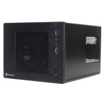 SilverStone Desktop SST-SG05BB-Lite, ONT, Stahl-Gehäuse black, 222x176x276mm