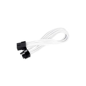 ATX Extension 8-8(6+2)Pin white, 6+2 Pin GPU Verlängerung 30cm