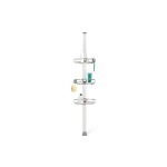 Simplehuman Supports pour produit de douche Support de douche à tension 152.4 - 243.8 cm, argenté