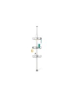 Simplehuman Spann-Duschcaddy 152.4-243.8 cm, rostfrei, Edelstahl und eloxierte Aluminium