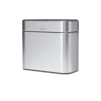 Simplehuman Seau à compost Caddy 4 l, Argenté
