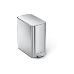 Simplehuman Poubelle à pédale 5 l, Argenté