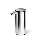 Simplehuman Distributeur à capteur Rechargeable 266 ml, Acier inoxydable