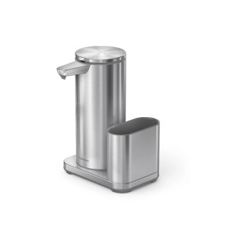 Simplehuman Dispenser a sensore con custodia 414 ml, argent