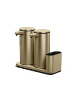 Simplehuman Dispenser a sensore con custodia Dual Sensor Pump 2 x 414 ml, or