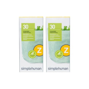Simplehuman Sac à compost 4 l, 2 x paquet de 30 Simplehuman Sac à compost 4 l, 2 x paquet de 30
