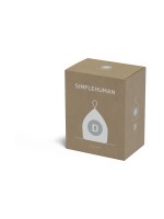 Simplehuman Müllbeutel for Abfalleimer, 20L, 5x20 Stück, Grösse D, gesamthaft 100 Stück