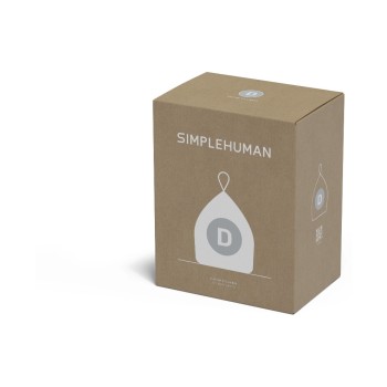 Simplehuman Müllbeutel for Abfalleimer, 20L, 5x20 Stück, Grösse D, gesamthaft 100 Stück