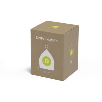 Simplehuman Müllbeutel for Abfalleimer, 30L, 5x20 Stück, Grösse G, gesamthaft 100 Stück