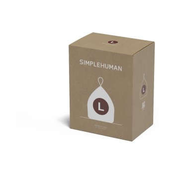 Simplehuman Sacs poubelle Code L, 18 l, 100 pièces