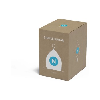 Simplehuman Sacs poubelle Code N, 50 l, 100 pièces