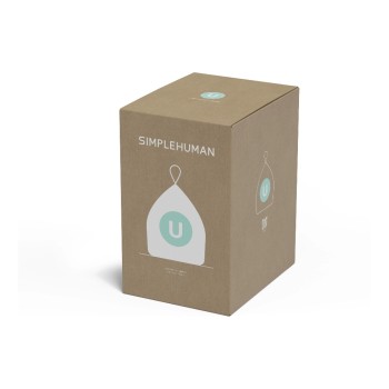 Simplehuman Sacs poubelle Code U, 55 l, 100 pièces