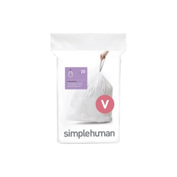Simplehuman Sacs poubelle Code V, 16-18 l, 100 pièces