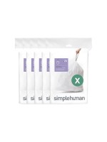 Simplehuman Sacs poubelle Code X, 80 l, 5 x 20 pièces