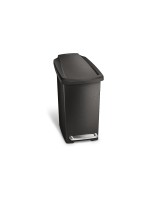 Simplehuman Treteimer, 10L, Kunststoff, black 