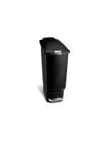 Simplehuman Poubelle à pédale Slim Step Can 40 l Noir