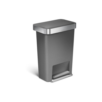 Simplehuman Treteimer, 45L, Kunststoff, grey