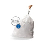 Simplehuman Sacs poubelle J 30-45 litres, 20 sacs poubelles