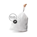 Simplehuman Sacs poubelle P 20 x 48 l pour poubelles à capteurs