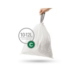 Simplehuman Müllbeutel für Abfalleimer, Code C, Pack mit 20