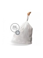 Simplehuman Müllbeutel für Abfalleimer, Code D, Pack mit 20