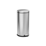 Simplehuman Poubelle à pédale CW1810 30 litres, argent