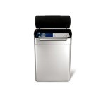 Simplehuman Bacs de recyclage CW2018 48 litres, argent