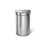 Simplehuman Poubelle à capteur 45 litres, argent