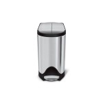 Simplehuman Poubelle à pédale CW1899 10 litres, argent