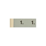 Simplex Fiche de bloc-notes Blocs vestiaires 1-100, 100 pièces, bleu