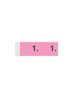 Simplex Garderobenblöcke à 100 Stk, 1-100, pink