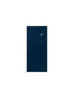 Simplex Agenda Lang 2025, blue, 135 x 315 mm,1 T / 1 S, Sonntag auf 1 Seite