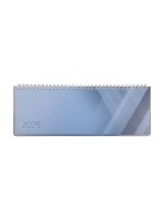Simplex Pultkalender Colors 2025, blau, 1 Woche/2 Seiten, 290x105mm