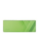 Simplex Pultkalender Colors 2025, grün, 1 Woche/2 Seiten, 290x105mm