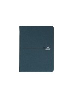 Simplex Wochenagenda Pocket 2025, 1 Woche / 2 Seiten, 75x112mm, blau