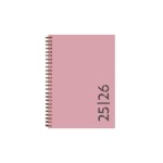 Simplex Schüleragenda Colors weekly A6, 1 Woche auf 2 Seiten, 17 Mt., hellrosa