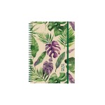 Simplex Schüleragenda Graspapier weekly A5, 1 Woche auf 2 Seiten, 12 Mt. Jungle
